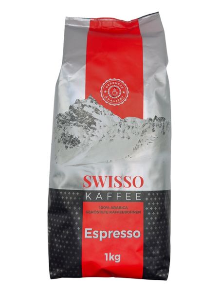 Кофе зерновой Swisso Espresso, 1 кг 5001-141024-9 фото