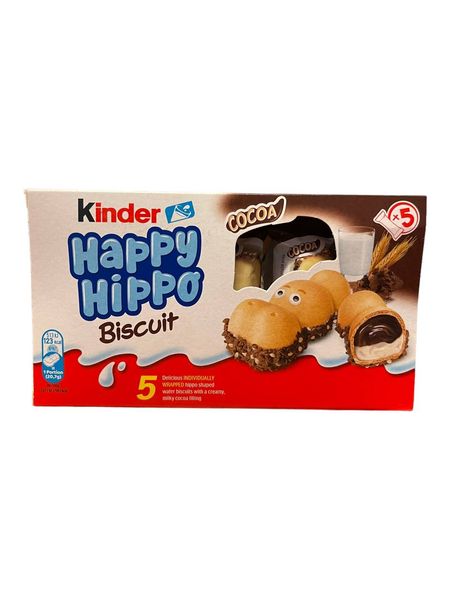 Батончики бегемотики з какао Кіндер Kinder happy hippo kakao  1330 фото