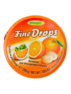 Льодяники Woogie Fine Drops апельсиновий смак 1606 фото