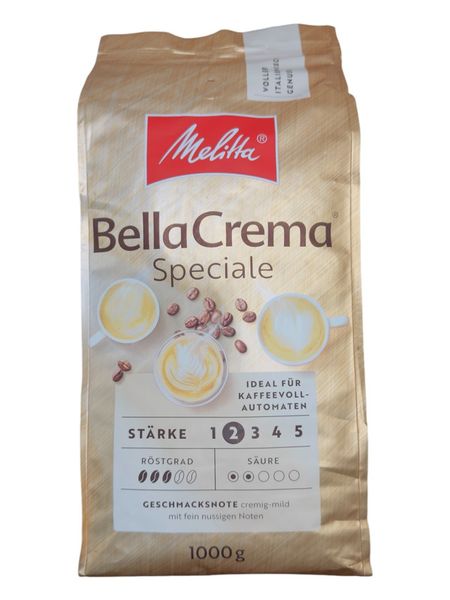 Кофе зерновой Melitta Bella Crema, 1 кг 5001-141024-10 фото