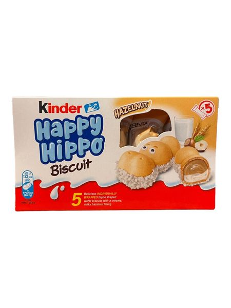 Печенье Kinder Happy Hippo с ореховой начинкой 1331 фото