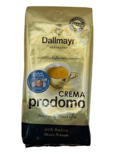 Кава зернова Dallmayr Crema prodomo 1 кг 7000-1244 фото