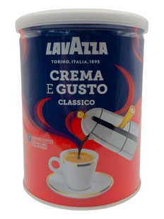 Кава мелена (заварна) з/б Lavazza crema E gusto 250 г 7000-1191 фото