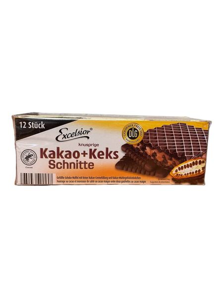 Вафли c какао Excelsior Schnitte Kakao Keks 1339 фото