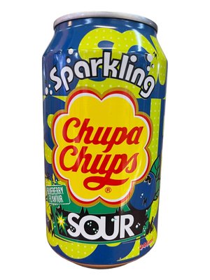 Газированный напиток Chupa Chups Sparkling Sour Blueberry Flavou, 345мл 2011 фото