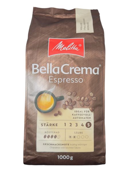 Кофе зерновой Melitta Espresso, 1 кг 5001-141024-18 фото