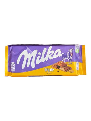 Шоколад Milka Triple Caramel 1701 фото