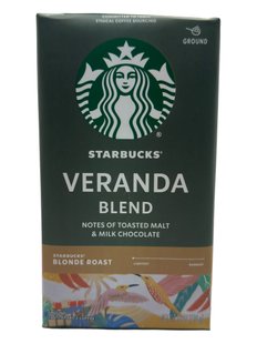 Кава мелена (заварна) Starbucks-Veranda Blend 500 г 7000-1203 фото