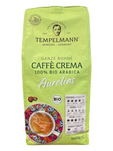 Кава TEMPELMANN BIO ARABICA (зерно 1000 гр) 1105 фото