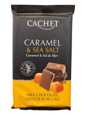 Шоколад молочний "Cachet" Caramel & Sea Salt  2015 фото