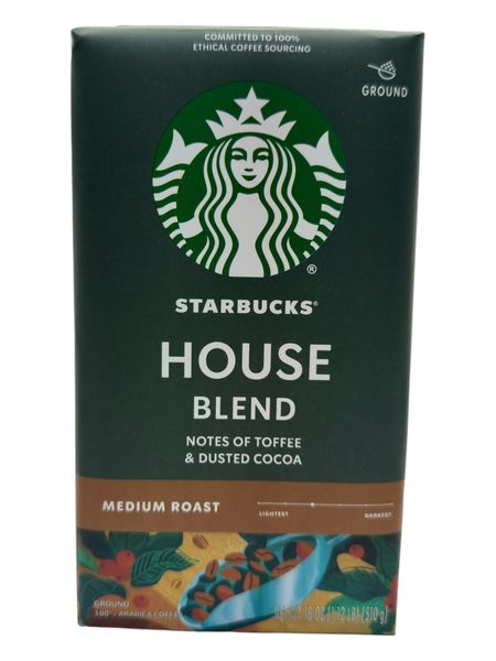 Кава мелена Starbucks House Blend 500 г 7000-1206 фото