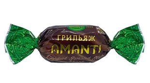 Конфеты AMANTI  грильяж в шоколаде 1кг 093156 фото