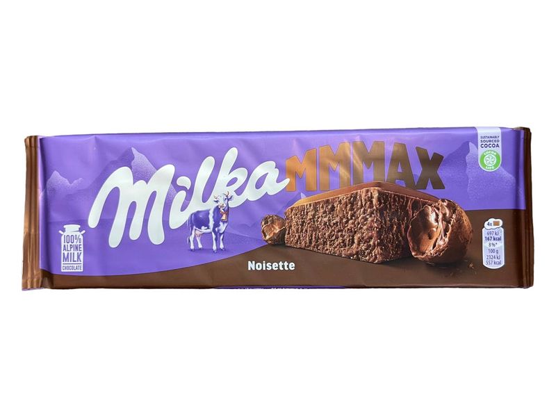 Шоколад ореховый крем Милка Milka mmMax noisette 1806 фото