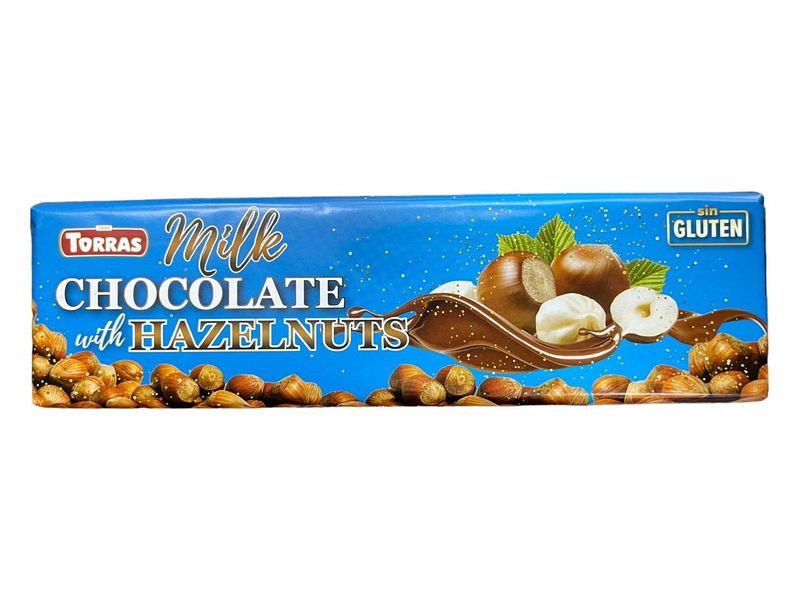 Шоколад молочный с фундуком Торрас Torras milk hazelnuts 1901 фото