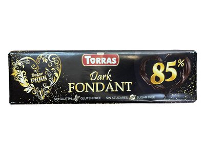 Шоколад черный 85% Торрас Torras dark fondant 85% 1902 фото