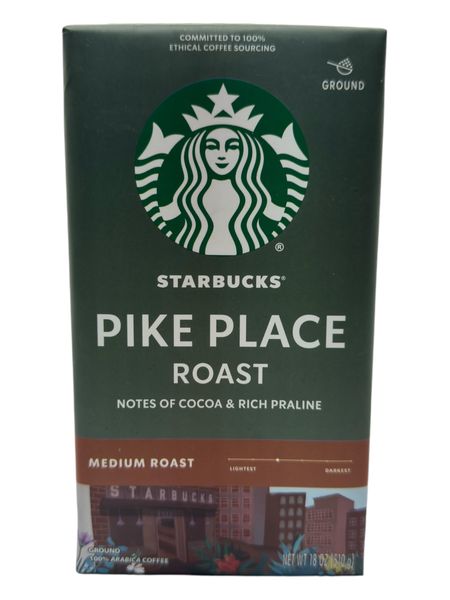 Кава мелена (заварна) Starbucks Pike Place Roast 500 г 7000-1213 фото