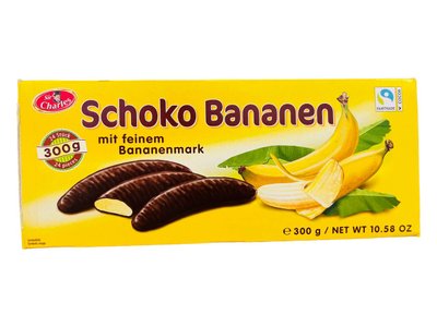 Бананове суфле в шоколаді( Sir Charles Schoko Bananen- 300 г ) 1407 фото