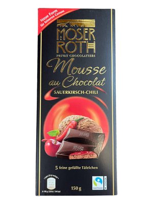 Шоколад вишня з перцем Мозер Роч Moser Roth cherry chili   2000 фото