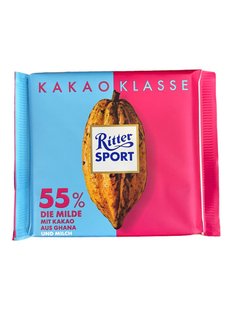 Шоколад Ritter Sport Молочный  Какао 55% 2004 фото