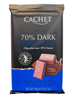 Шоколад чорний Кашет Cashet dark 70%  2017 фото