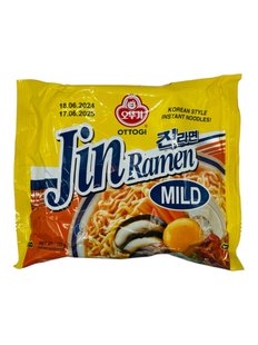 Суп Рамен (Jin Ramen Mild), середньо-гострий, ТМ Ottogi, Південна Корея 120 г 2110-181024-16 фото